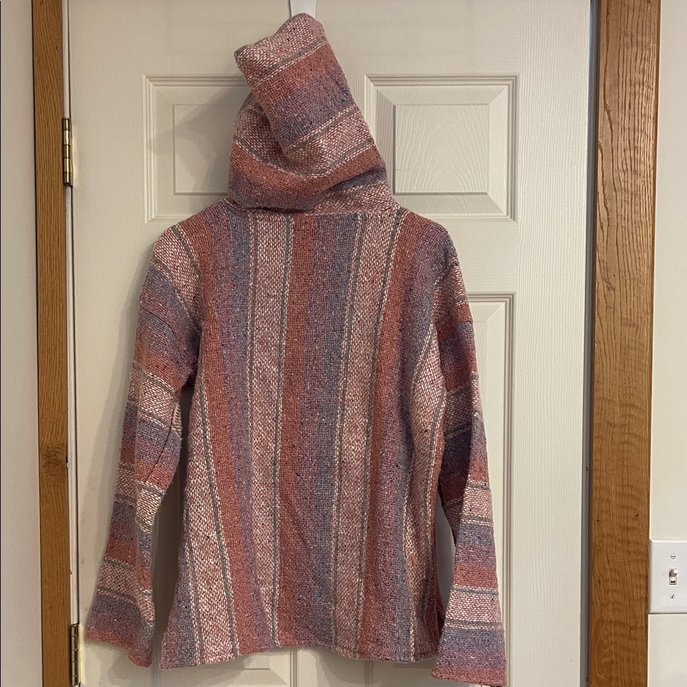 Striped Hooded Pullover - Picture 3 of 4